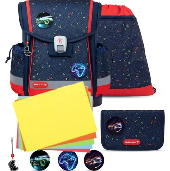 Školní batoh Školní aktovka Belmil 405-78 Classy Plus Gamer (set s penálem a sáčkem) + DÁREK