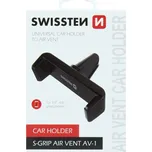 Držák do ventilace auta Swissten S-Grip AV-1, černý