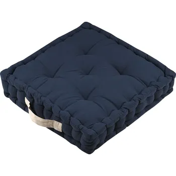 Polštář STOF Podlahový polštář DUO, 45 x 45 x 10 cm, tmavě modrý