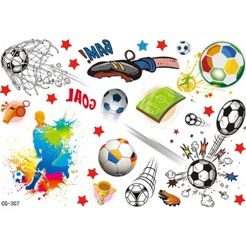 Odstranitelné tetování Smyvatelné tetování pro děti - míč, vícebarevné, 1 ks