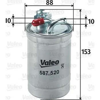Palivový filtr Palivový filtr VALEO 587520