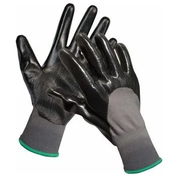 Pracovní rukavice FIELDFARE, máčené v nitrilu, velikost 10