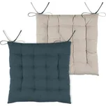 STOF Podsedák na židli s vázáním DUO, 40 x 40 cm, dvoubarevný, modrý a zelený