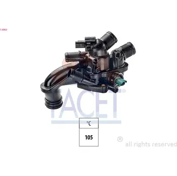 Automobilové těsnění Termostat, chladivo FACET 7.8863