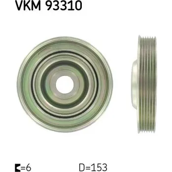 Řemenice, klikový hřídel SKF VKM 93310