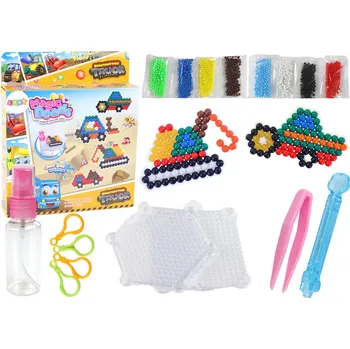 kreativní sada LEAN Toys Sada vodních korálků Magic Beads vozidla