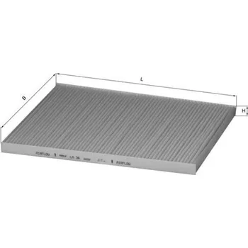 Ventilátor topení a klimatizace Filtr, vzduch v interiéru KNECHT LA 36