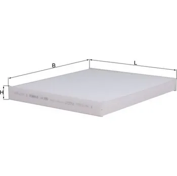 Ventilátor topení a klimatizace Filtr, vzduch v interiéru KNECHT LA 586