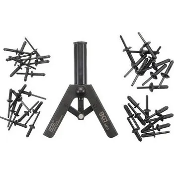 Nýtovací kleště na umělohmotné nýty + 40ks nýtů 5,0 - 6,3 mm - BGS 8463