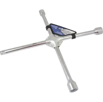 Klíč na kola křížový 17, 19, 21 a 1/2” - SATRA