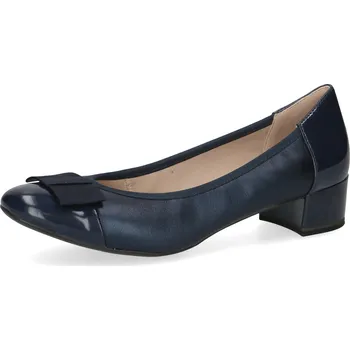 Dámské lodičky Dámské kožené lodičky 9-22307-42-866 Caprice modrá Barva: navy comb, Velikost: 37