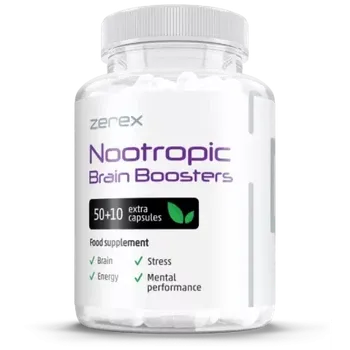 Přípravek na podporu paměti a spánku Zerex Nootropní Posilovače Mozku