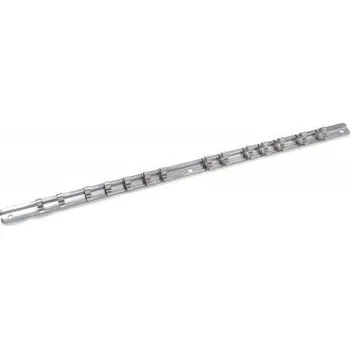 Autodíl Kolejnice pro hlavice 1/4" 14 klipů "lišta na ořechy" - JONNESWAY MSH1414