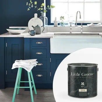 Olej na dřevo Little Greene Barva na dřevo na kuchyňskou linku - Matná 2,5L - Intelligent Eggshell Vyberte odstín:: Olive Oil (83)