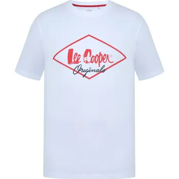 Pánská móda Tričko Lee Cooper White 1032669 S