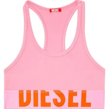 Podprsenka SPODNÍ PRÁDLO DIESEL UFSB-COTTON-RACE-BRALETTE-XL B SUGAR PLUM