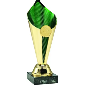 Zlatozelený sportovní pohár 17 - 21 cm - 19 cm