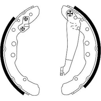 Brzdová čelist Sada brzdových čelistí TEXTAR 91044400