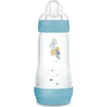 MAM BABY Antikoliková láhev MAM 320 ml, Sloni, modrá
