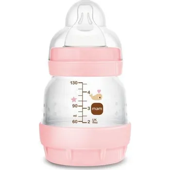 Kojenecká láhev MAM BABY Antikoliková láhev MAM 130ml, Velryba, růžová