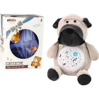 Lampička LEAN Toys Dětský projektor plyšový Pes