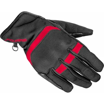 Moto rukavice Rukavice PULSAR, 4SQUARE - pánské (černé,červené) 2025