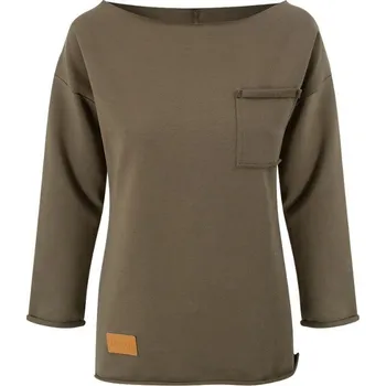 Chlapecká mikina Dětská tepláková mikina SIMPLE KIDS KHAKI - MISIKH134140