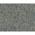 Vliesová tapeta zlatá, černá, grafická, abstraktní (0,53 x 10,05 m) 901631 Erismann