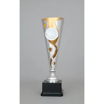 Stříbrno - zlatý sportovní pohár 34 - 39 cm - 34 cm