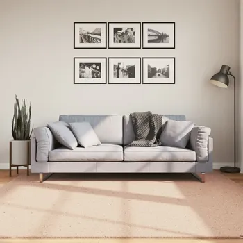 Bytový textil vidaXL Koberec HUARTE krátký vlas měkký a pratelný blush 200x200 cm