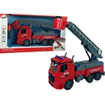 LEAN Toys Dětské hasičské auto se šroubovákem červené