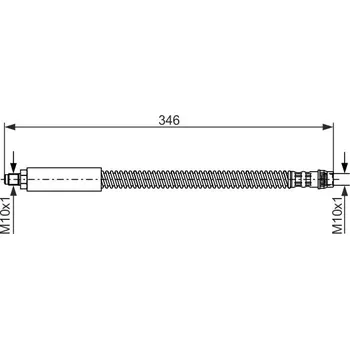 Brzdová hadice Brzdová hadice BOSCH 1 987 476 859