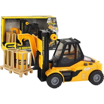 LEAN Toys Vysokozdvižný vozík 1:16, se zvuky a světly