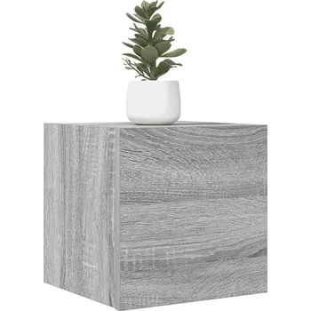 Televizní stolek vidaXL Nástěnná TV skříňka 30,5 x 30 x 30 cm [804493] Barva: šedá sonoma