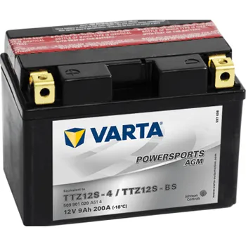 Motobaterie Varta Powersports AGM 12V, 9Ah, TTZ12S-BS