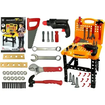 Hra na obchod LEAN Toys Velká kutilská sada v kufru