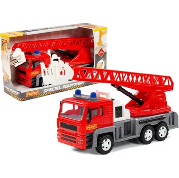 autíčko Wader Polesie Hasičské auto Almaz s výsuvným žebříkem