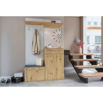 Předsíňová stěna ARMADI II předsíňová stěna dub artisan/bílá