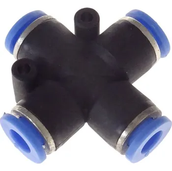 Auto-moto MDtools Rychlospojky hadicové křížové - roztrojky, různé průměry, plast Velikost: 8