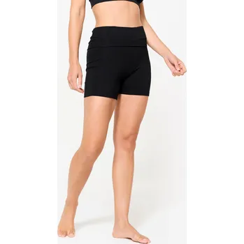 Dámské kraťasy KIMJALY Dámské hebké kraťasy na jógu 2XL ČERNÁ