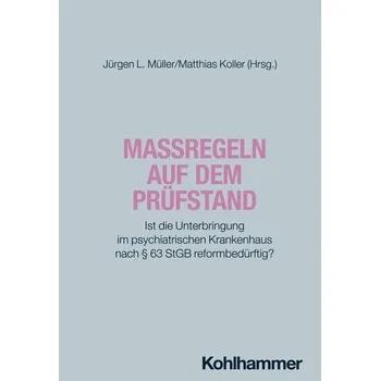 Maßregeln auf dem Prüfstand - Müller, Jürgen L.