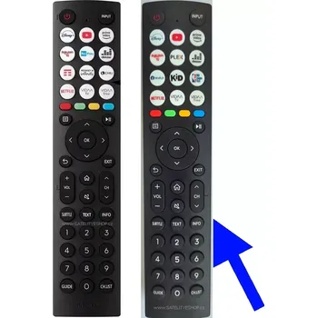 Hisense 32A4K , 40A4K náhradní dálkový ovladač