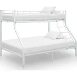 Rám poschoďové postele bílý kov 140 x 200 / 90 x 200 cm IM_287903