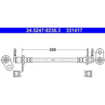 Brzdová hadice Brzdová hadice ATE 24.5247-0236.3