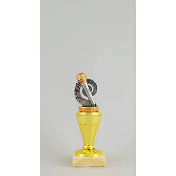 Trofej zlatá - mikrofon - 20 cm