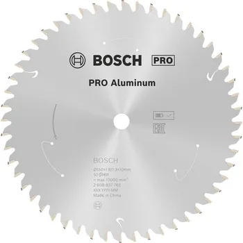 Pilový kotouč Bosch Pilový kotouč PRO Aluminium cordless pro akumulátorovou okružní pilu, 150 × 1,8 × 10 mm 2608837762