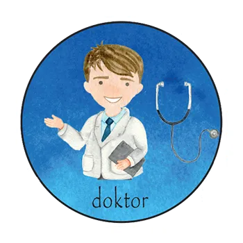 magnetka pro dítě Slon Pamatovák Doktor