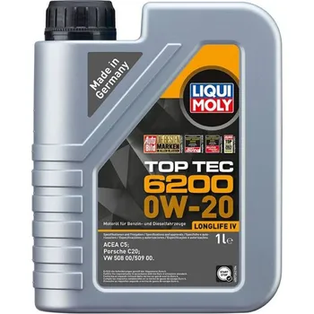 Hydraulický olej LIQUI MOLY Top Tec 6200 0W-20, syntetický motorový olej 1 l