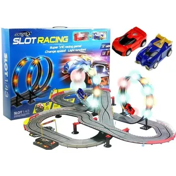 autodráha LEAN Toys Závodní autodráha pro dvě auta C3009-uniw