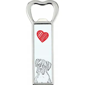Otvírák Otvírák na láhve ve tvaru boxera se psem a vaší fotografií